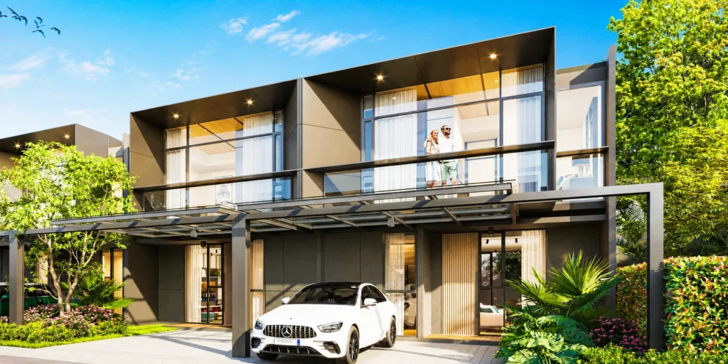 Cluster rumah eksklusif The Colony Lippo Cikarang dengan fasilitas clubhouse dan kenyamanan modern