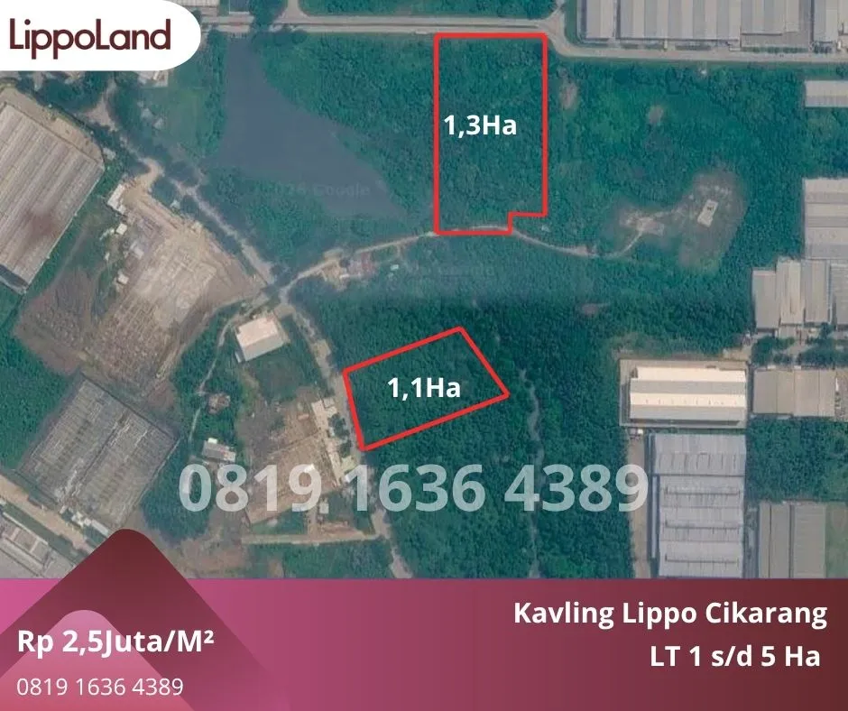 Jual Kavling Industri Lippo Cikarang | Lahan Industri Strategis Dekat Tol Cibatu & Tol Cikarang Barat