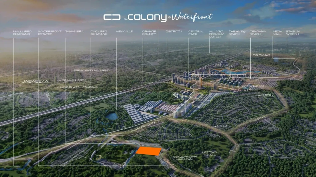 lokasi-the-colony-homes-cluster-di-lippo-cikarang.webp