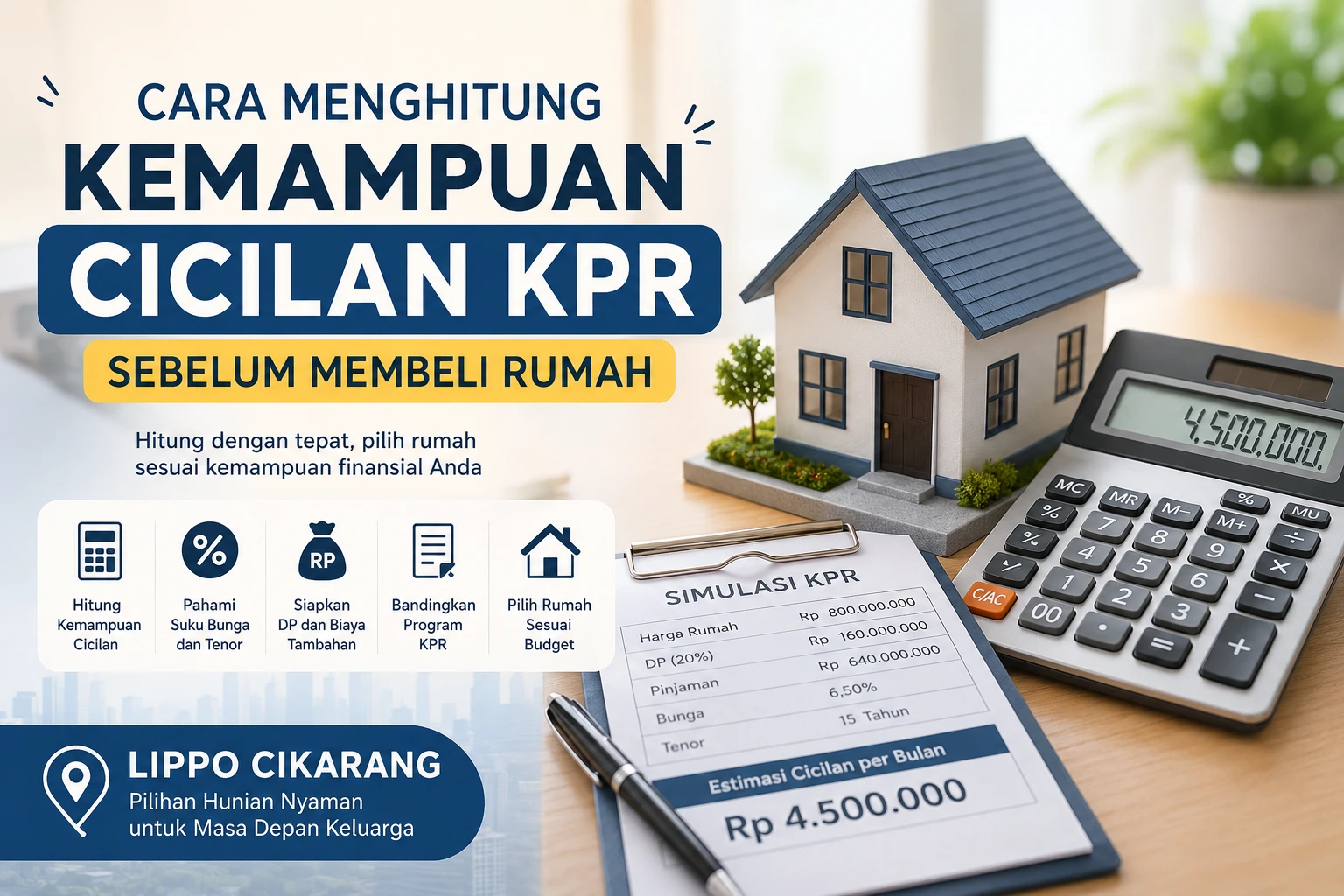 Cara Menghitung Kemampuan Cicilan KPR