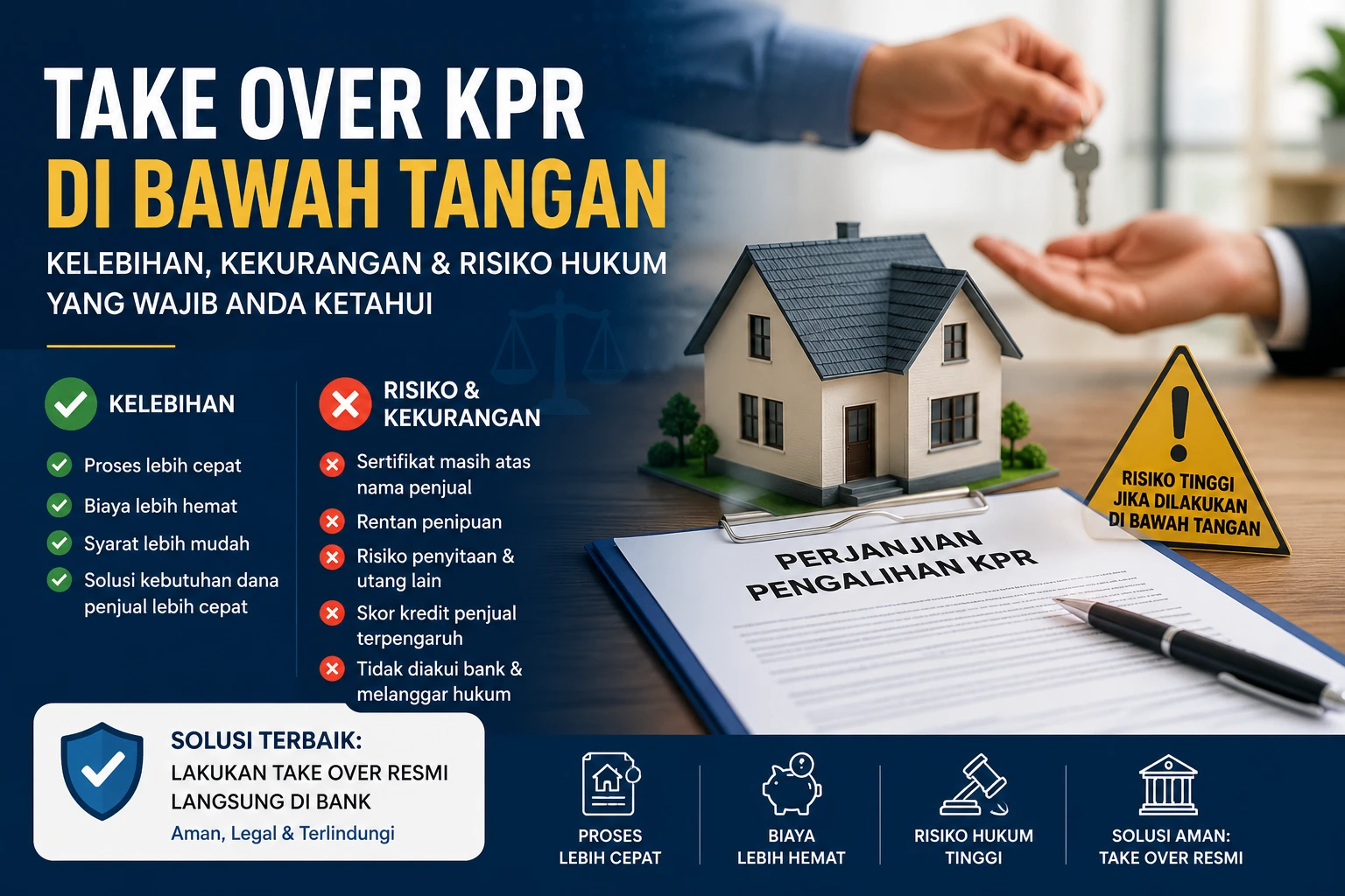 Take Over KPR di Bawah Tangan: Kelebihan, Risiko Hukum, dan Solusi yang Aman
