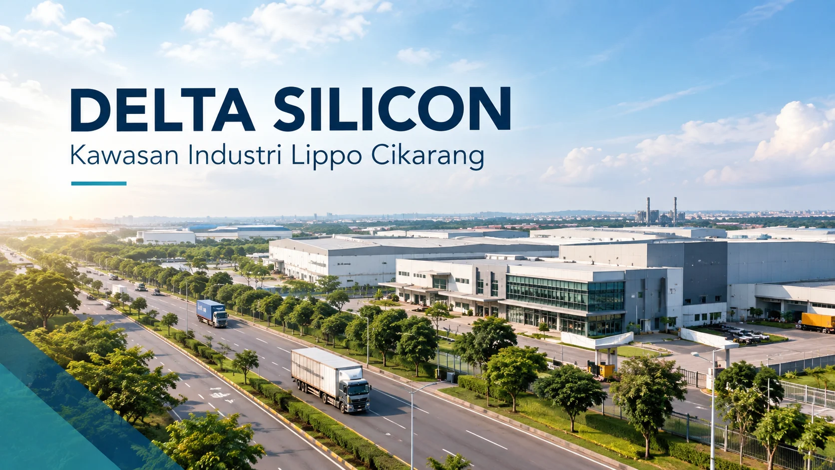 Kawasan industri Delta Silicon di Lippo Cikarang